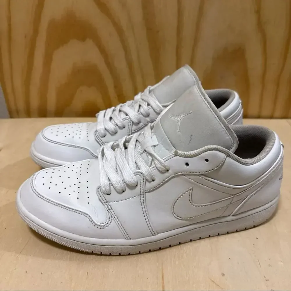 Air Jordan 1 Low Triple White Size 12 Men